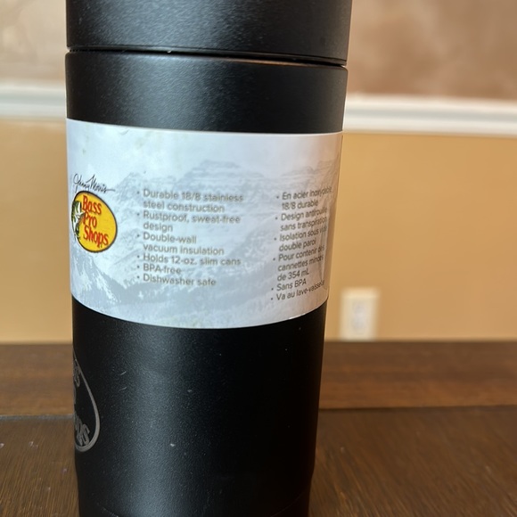 Bass Pro Shop Slim Can Cooler 12 oz - Picture 2 of 5